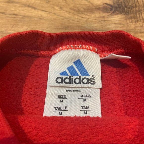 Adidas red crew neck sweater - Picture 5 of 12
